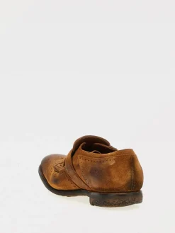 Monk Strap Shanghai Church's in camoscio used con motivo brogue