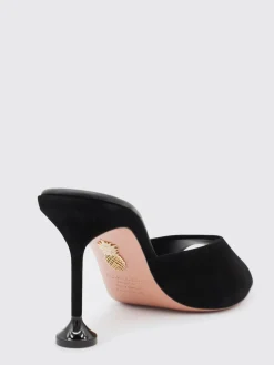 Mules Bisous Aquazzura in camoscio