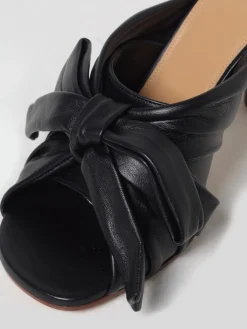 Mules Bow JW Anderson in nappa drappeggiata con fiocco