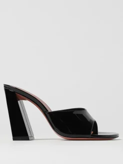 Mules Brigitte Amina Muaddi in vernice