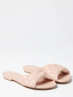 Mules Flat Blink Bottega Veneta in pelle intrecciata