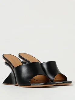 Mules Jug Off-White in pelle