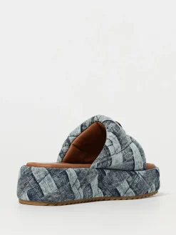 Mules Kurt Geiger London in denim di cotone