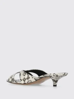 Mules Laila Paris Texas in pelle stampa pitone