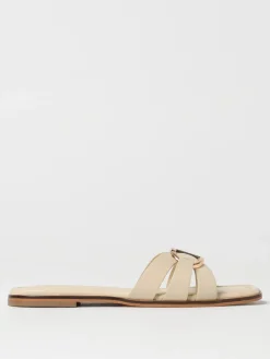 Mules Oval T Twinset in pelle