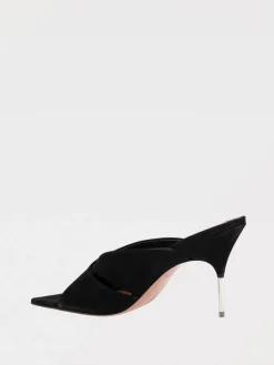 Mules Samantha Amina Muaddi in camoscio