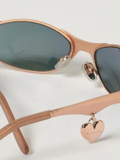 Occhiali da sole Acne Studios in acciaio con charm cuore