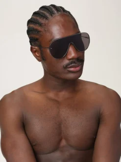 Occhiali da sole AM0481S McQueen in metallo