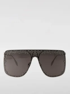 Occhiali da sole AM0313S McQueen in metallo con strass