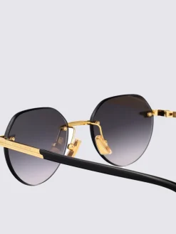 Occhiali da sole Glaze Bottega Veneta in metallo ed acetato