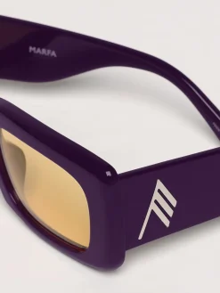 Occhiali da sole Marfa Linda Farrow x The Attico in acetato