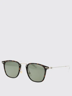 Occhiali da sole Montblanc in metallo e acetato