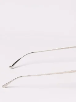 Occhiali da sole quadrati in metallo Saint Laurent