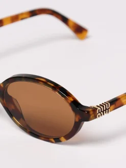 Occhiali da sole tartarugato Miu Miu