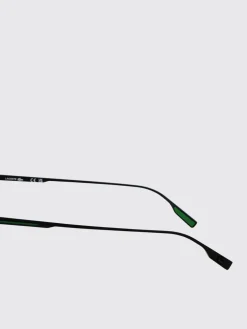 Occhiali retrò rettangolari in metallo Lacoste