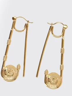 Orecchini Medusa Pin Versace in ottone