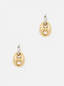 Orecchini Rabanne in misto ottone