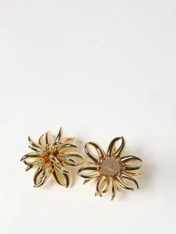 Orecchini Sculptural Large Flower Cult Gaia in ottone