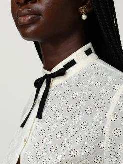 Orecchini VLogo Signature Valentino Garavani in ottone con perle sintetiche