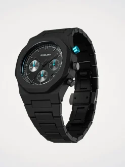 Orologio Charcoal Black Polychrono 40,5mm D1 Milano