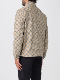 Overshirt Burberry in nylon con stampa Vintage Check