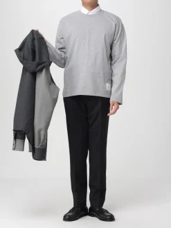 Overshirt con cappuccio Thom Browne in lana