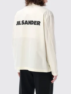 Overshirt Jil Sander in cotone con logo