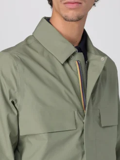 Overshirt K-Way in misto cotone