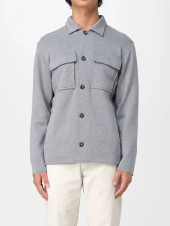 Overshirt Lardini in lana vergine