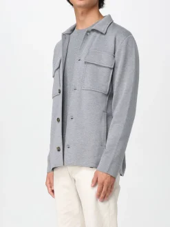 Overshirt Lardini in lana vergine