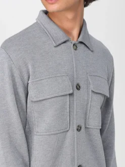 Overshirt Lardini in lana vergine