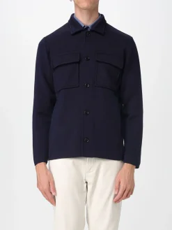 Overshirt Lardini in lana vergine