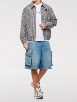 Overshirt Maison Kitsuné in misto cotone check