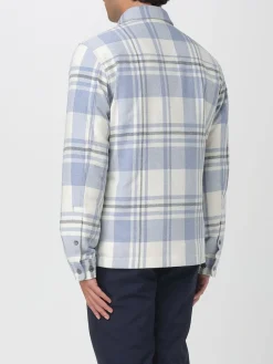 Overshirt Woolrich in misto lana check