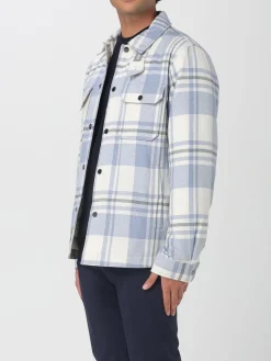 Overshirt Woolrich in misto lana check