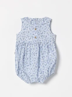 Pagliaccetto in cotone floreale Teddy & Minou