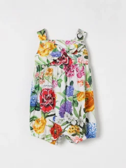 Pagliaccetto in popeline di cotone floreale Dolce & Gabbana