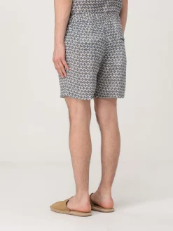 Pantaloncino 120% Lino in lino stampato