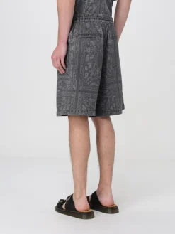 Pantaloncino Armani Exchange in lino e cotone stampato