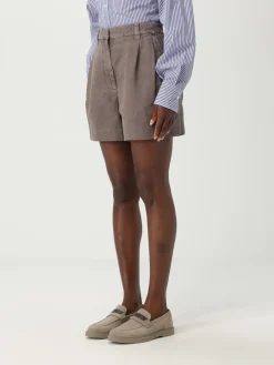 Pantaloncino Brunello Cucinelli in cotone e lino