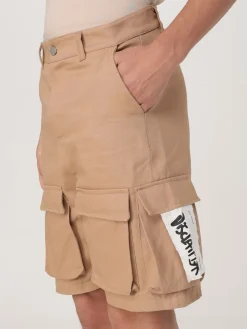 Pantaloncino cargo Disclaimer in cotone