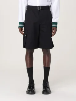 Pantaloncino cargo Jacquemus in misto cotone e lino