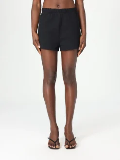 Pantaloncino classico GCDS in cotone con slogan posteriore