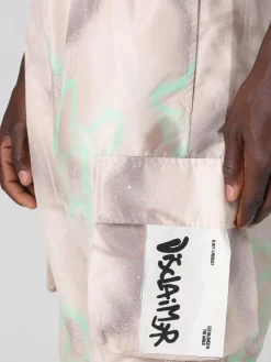 Pantaloncino Disclaimer in tessuto tecnico