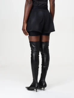 Pantaloncino double layer Alexander Wang in cotone e nylon