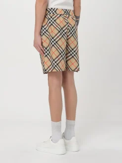 Pantaloncino in seta check Burberry