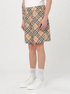 Pantaloncino in seta check Burberry