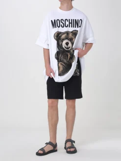Pantaloncino Moschino Couture in cotone stampato