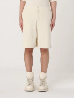 Pantaloncino Off-White in cotone con motivo logo