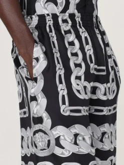 Pantaloncino Versace in seta stampato